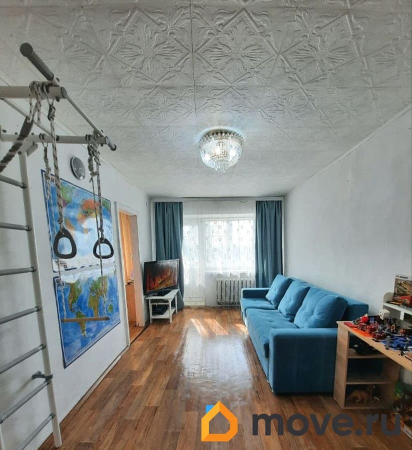 3-комн. квартира, 45.8 м²