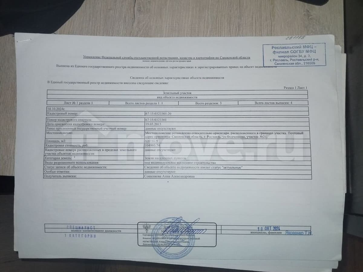 земля под ИЖС, 6 соток