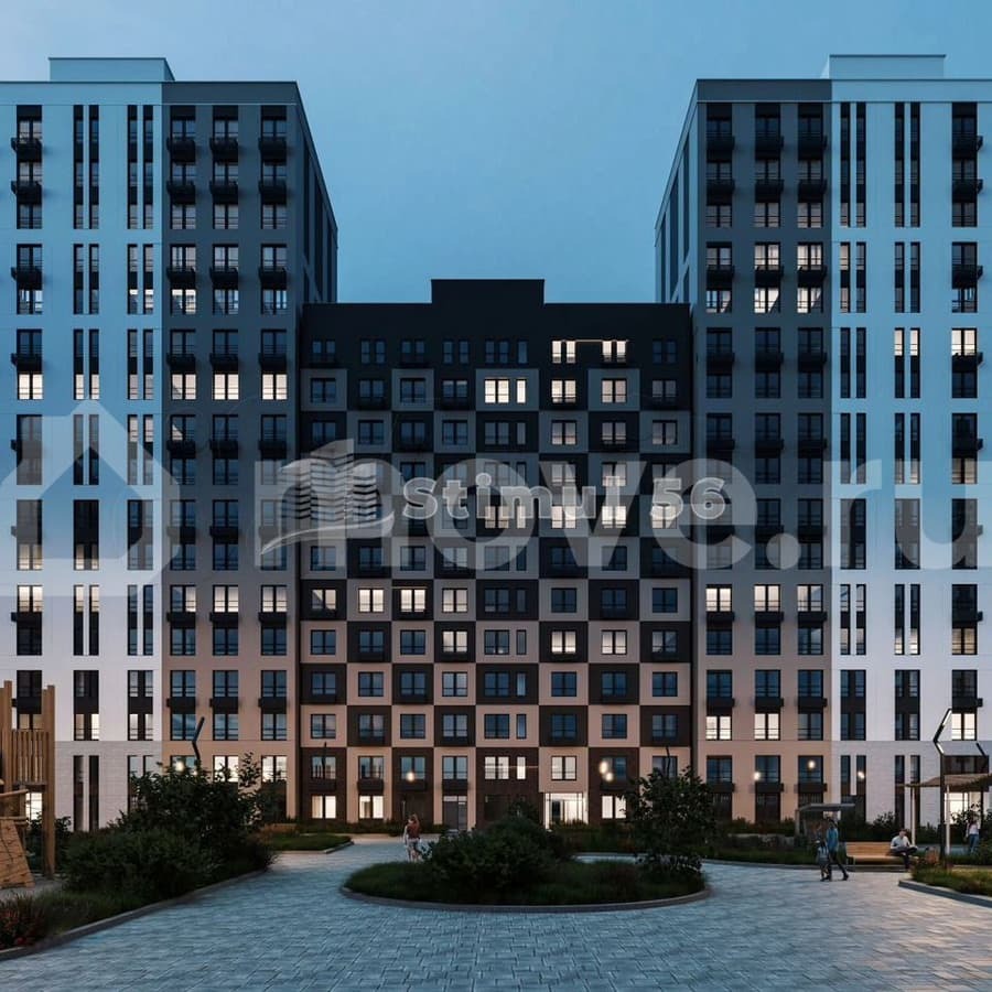 2-комн. квартира, 58.1 м²